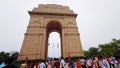 Monoment India Gate in New Delhi India Royalty Free Stock Photo
