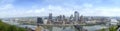 Monongahela River, Pittsburgh skyline from Mt. Washington