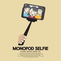 Monopod Selfie Self Portrait Tool For Smartphone