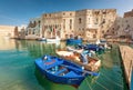 Monopoli Harbour Boats, Puglia, Italy Royalty Free Stock Photo