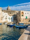 Monopoli and its beautiful old harbour, Bari Province, Puglia Apulia, southern Italy.