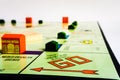 Monopoly Board Game - Tokens yet to come Royalty Free Stock Photo