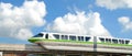 Monorail train Royalty Free Stock Photo