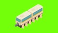 Monorail train icon animation