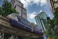 Monorail train at Kuala Lumpur