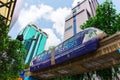 Monorail train at Kuala Lumpur