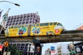 Monorail train in Kuala Lumpur,Malaysia Royalty Free Stock Photo