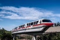 Monorail train at Walt Disney World