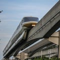 Monorail transportation system at Walt Disney World.