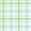 Seamless Pattern, Monotone Green Plain Checks