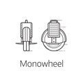 Monowheel Alternative City Transport