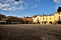 The old bastide of Monpazier, Dordogne, France