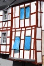 Monreal, Germany - 04 14 2022: building measures in half-timbered houses Royalty Free Stock Photo