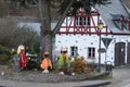 Monreal, Germany - 12 12 2022: Christmas decoration at the old village part