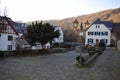 Monreal, Germany - 12 12 2022: empty square at the church