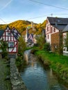 Monreal, one of the most beautiful towns in the Eifel, Germany Royalty Free Stock Photo