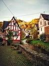 Monreal, one of the most beautiful towns in the Eifel, Germany Royalty Free Stock Photo
