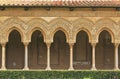 Monreale cloister Royalty Free Stock Photo