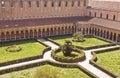 Monreale cloister Royalty Free Stock Photo