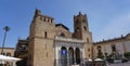 Monreale, Italy - May 26, 2023: Cathedral Santa Maria Nuova of Monreale near Palermo in Sicily Italy.