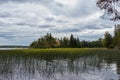 Monrepos Park, view of Ludwigstein Island