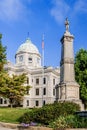 Monroe County Courthouse in Bloomington Indiana, USA, North America Royalty Free Stock Photo