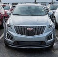 Monroeville, Pennsylvania, USA December 25, 2023 A new Cadillac XT4 SUV for sale at a dealership Royalty Free Stock Photo