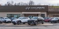 Monroeville, Pennsylvania, USA December 25, 2023 New Hyundai vehicles for sale at a dealership