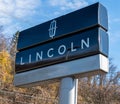 Monroeville, Pennsylvania, USA November 12, 2023 Lincoln car dealership sign