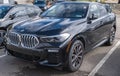 A BMW for sale at a dealership in Monroeville, Pennsylvania, USA