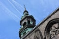 MONS, BELGIUM-July 28, 2016: Tower of the Saint Elisabeth