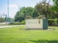 Monsanto corporate headquarters sign Royalty Free Stock Photo