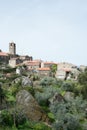 Beautiful landscape around Monsanto, historial village in Portugal Royalty Free Stock Photo