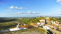 Panoramic view of Monsaraz, Portugal, southern Europe Royalty Free Stock Photo