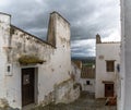 View of the historic world heritage village of Monsaraz in the Alentejo region of Portugal