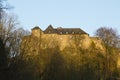 Monschau Castle In The Evening, Germany Royalty Free Stock Photo