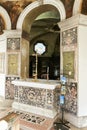 Monselice, Italy - July 13, 2017: Villa Dudo and the Church of St. George. Interior. Royalty Free Stock Photo