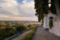 Monselice, Italy - July 13, 2017: Villa Dudo. Complex of seven churches. Royalty Free Stock Photo