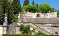 Monselice villa duodo staircase amphitheater Padova province Col Royalty Free Stock Photo