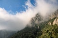 Monserrat monastery mountains, Catalonia, Spain Royalty Free Stock Photo