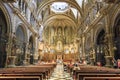 Monserrat Spain. Basilica of Monastery of Monserrat in Spain Royalty Free Stock Photo