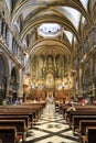 Monserrat Spain. Basilica of Monastery of Monserrat in Spain Royalty Free Stock Photo