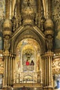 Monserrat Spain. Basilica of Monastery of Monserrat in Spain Royalty Free Stock Photo