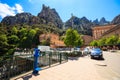 Viewpoint above Montserrat monorail railway station, Catalonia, Spain