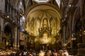 Monserrat, Spain, September 20th, 2016: Interior of Santa Maria