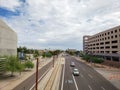Monsoon Clouds above Washington Avenue, Phoenix, AZ