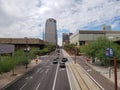 Monsoon Clouds above Washington Avenue, Phoenix, AZ