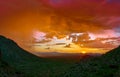 Monsoon Fire in the Tucson Skies