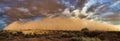 Monsoon Haboob in the Arizona desert Royalty Free Stock Photo