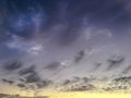 Dark Thunder Clouds Gather over Desert Royalty Free Stock Photo